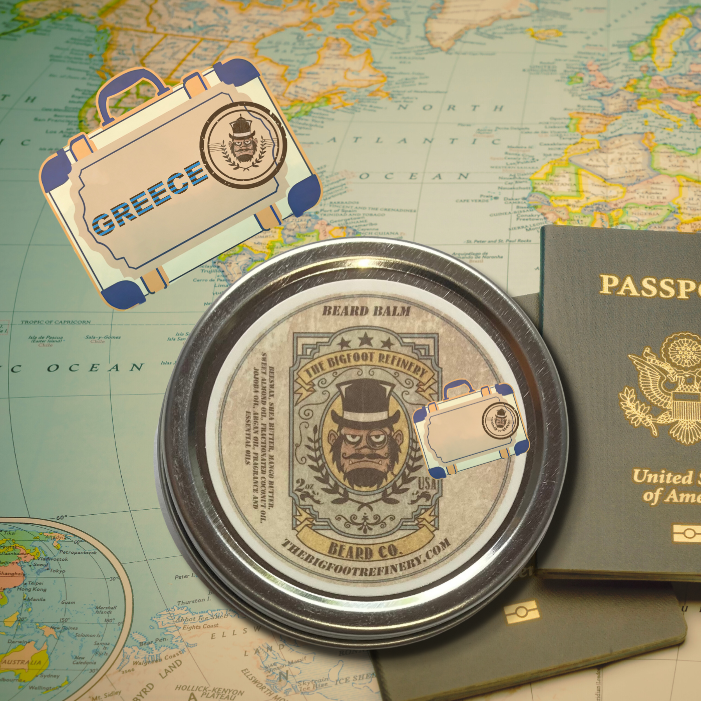 Destination: Greece - 2oz tin